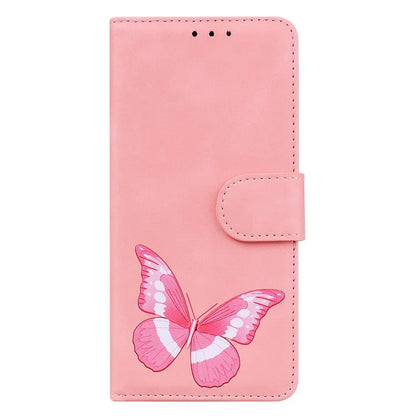 For Xiaomi Redmi Note 13 Pro+ 5G Wallet Case Butterfly Pattern Design PU Leather Phone Cover