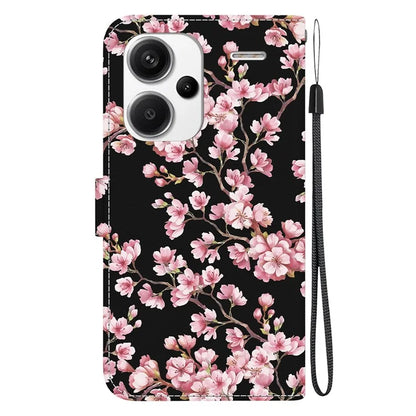 For Xiaomi Redmi Note 13 Pro+ 5G Phone Case Pattern Printing Cover Stand Wrist Strap