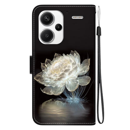 For Xiaomi Redmi Note 13 Pro+ 5G Phone Case Pattern Printing Cover Stand Wrist Strap