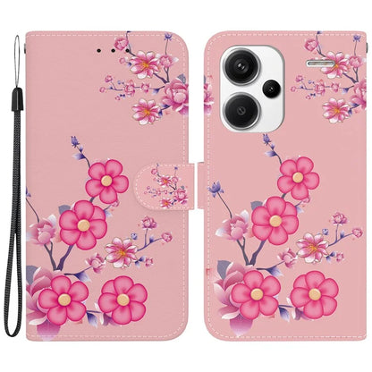 For Xiaomi Redmi Note 13 Pro+ 5G Phone Case Pattern Printing Cover Stand Wrist Strap