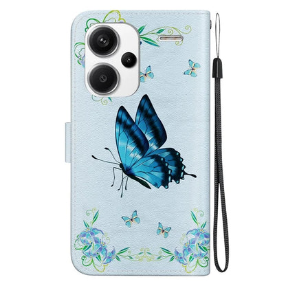For Xiaomi Redmi Note 13 Pro+ 5G Phone Case Pattern Printing Cover Stand Wrist Strap