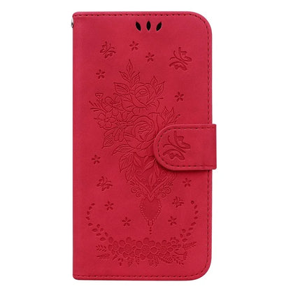 For Xiaomi Redmi Note 13 Pro+ 5G Magnetic Phone Case Rose Butterfly Imprinted Cover
