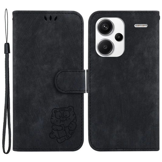 For Xiaomi Redmi Note 13 Pro+ 5G Case Wallet Cute Tiger Pattern Flip Shockproof Phone Cover