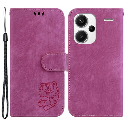 For Xiaomi Redmi Note 13 Pro+ 5G Case Wallet Cute Tiger Pattern Flip Shockproof Phone Cover