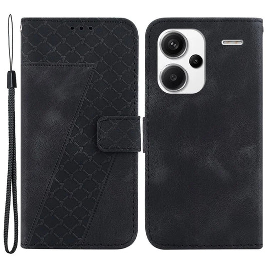 For Xiaomi Redmi Note 13 Pro+ 5G Flip Phone Case Leather Wallet Cover 7-Shape Pattern