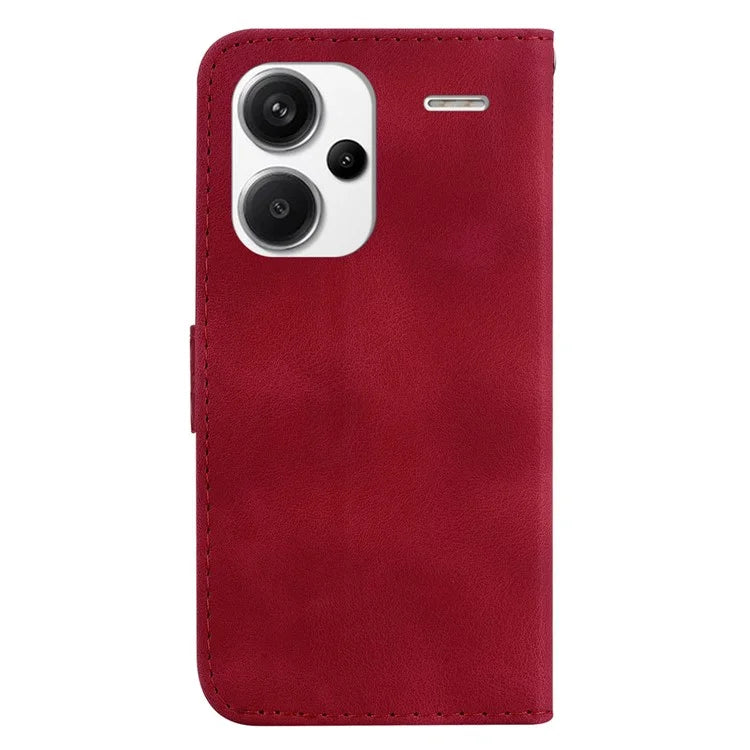For Xiaomi Redmi Note 13 Pro+ 5G Flip Phone Case Leather Wallet Cover 7-Shape Pattern