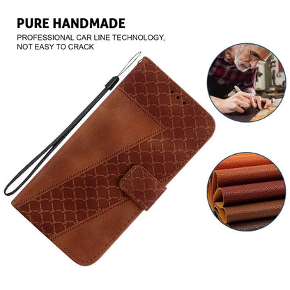 For Xiaomi Redmi Note 13 Pro+ 5G Flip Phone Case Leather Wallet Cover 7-Shape Pattern