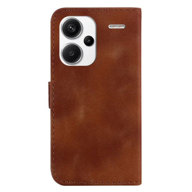 For Xiaomi Redmi Note 13 Pro+ 5G Flip Phone Case Leather Wallet Cover 7-Shape Pattern