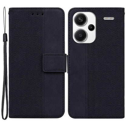 For Xiaomi Redmi Note 13 Pro+ 5G Wallet Case Geometry Pattern PU Leather Phone Cover