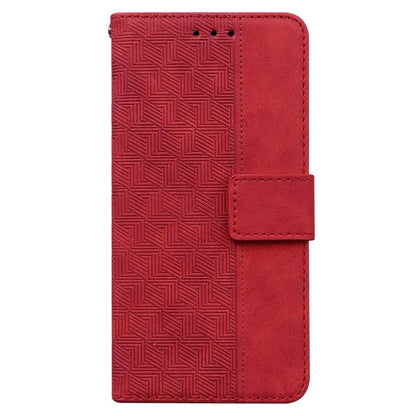 For Xiaomi Redmi Note 13 Pro+ 5G Wallet Case Geometry Pattern PU Leather Phone Cover