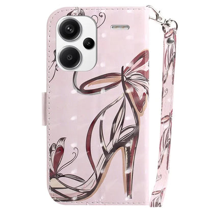 For Xiaomi Redmi Note 13 Pro+ 5G Case 3D Pattern Leather Wallet Phone Cover Handbag