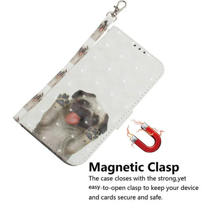For Xiaomi Redmi Note 13 Pro+ 5G Case 3D Pattern Leather Wallet Phone Cover Handbag