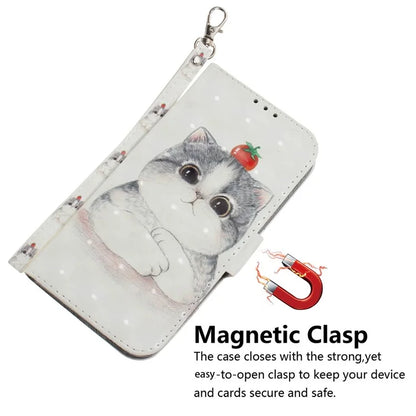 For Xiaomi Redmi Note 13 Pro+ 5G Case 3D Pattern Leather Wallet Phone Cover Handbag