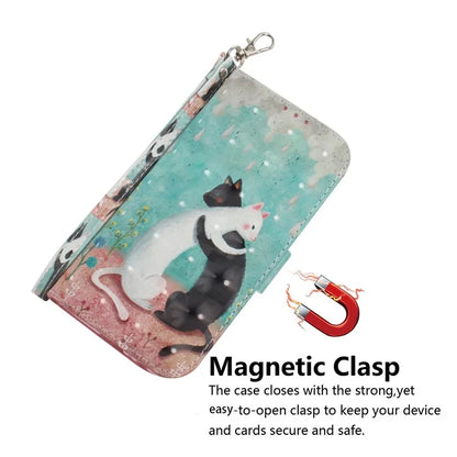 For Xiaomi Redmi Note 13 Pro+ 5G Case 3D Pattern Leather Wallet Phone Cover Handbag