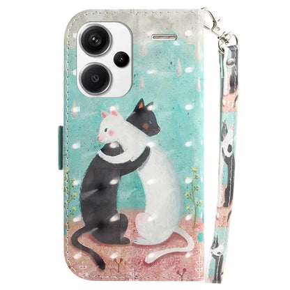 For Xiaomi Redmi Note 13 Pro+ 5G Case 3D Pattern Leather Wallet Phone Cover Handbag
