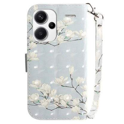 For Xiaomi Redmi Note 13 Pro+ 5G Case 3D Pattern Leather Wallet Phone Cover Handbag