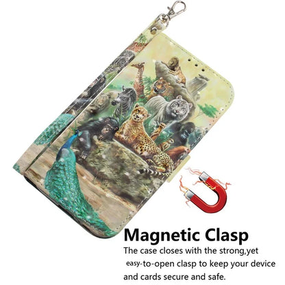 For Xiaomi Redmi Note 13 Pro+ 5G Case 3D Pattern Leather Wallet Phone Cover Handbag