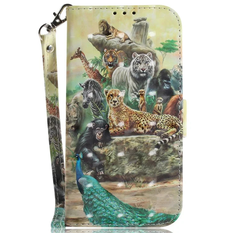 For Xiaomi Redmi Note 13 Pro+ 5G Case 3D Pattern Leather Wallet Phone Cover Handbag
