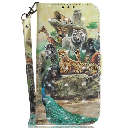 For Xiaomi Redmi Note 13 Pro+ 5G Case 3D Pattern Leather Wallet Phone Cover Handbag