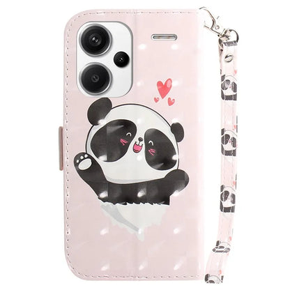 For Xiaomi Redmi Note 13 Pro+ 5G Case 3D Pattern Leather Wallet Phone Cover Handbag