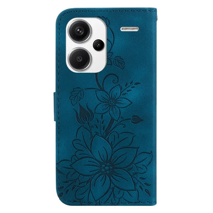 For Xiaomi Redmi Note 13 Pro+ 5G Wallet Case Flower Magnetic Leather Folio Phone Cover
