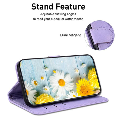 For Xiaomi Redmi Note 13 Pro+ 5G Wallet Case Flower Magnetic Leather Folio Phone Cover