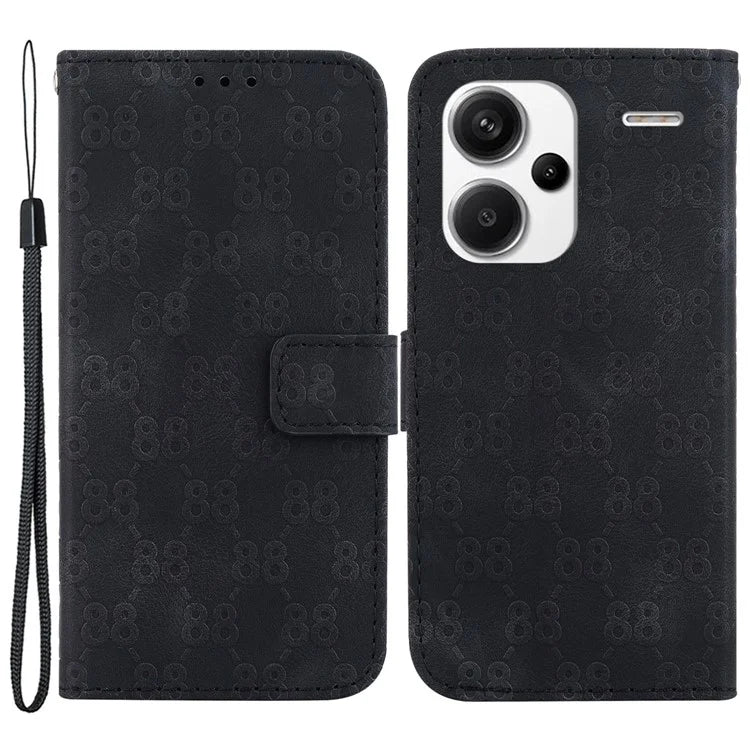 For Xiaomi Redmi Note 13 Pro+ 5G Phone Case Double 8-Shape Wallet Flip Cover