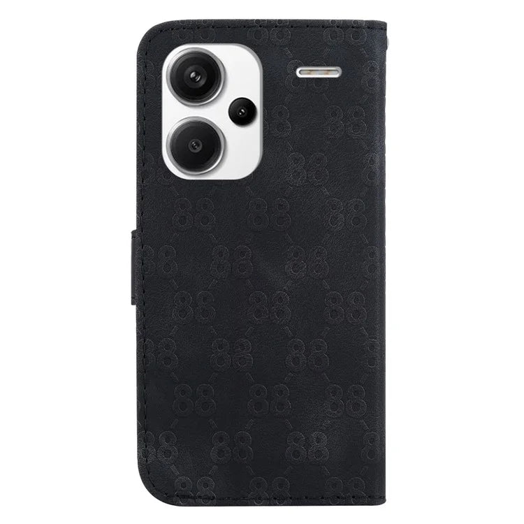 For Xiaomi Redmi Note 13 Pro+ 5G Phone Case Double 8-Shape Wallet Flip Cover