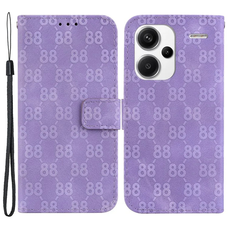 For Xiaomi Redmi Note 13 Pro+ 5G Phone Case Double 8-Shape Wallet Flip Cover