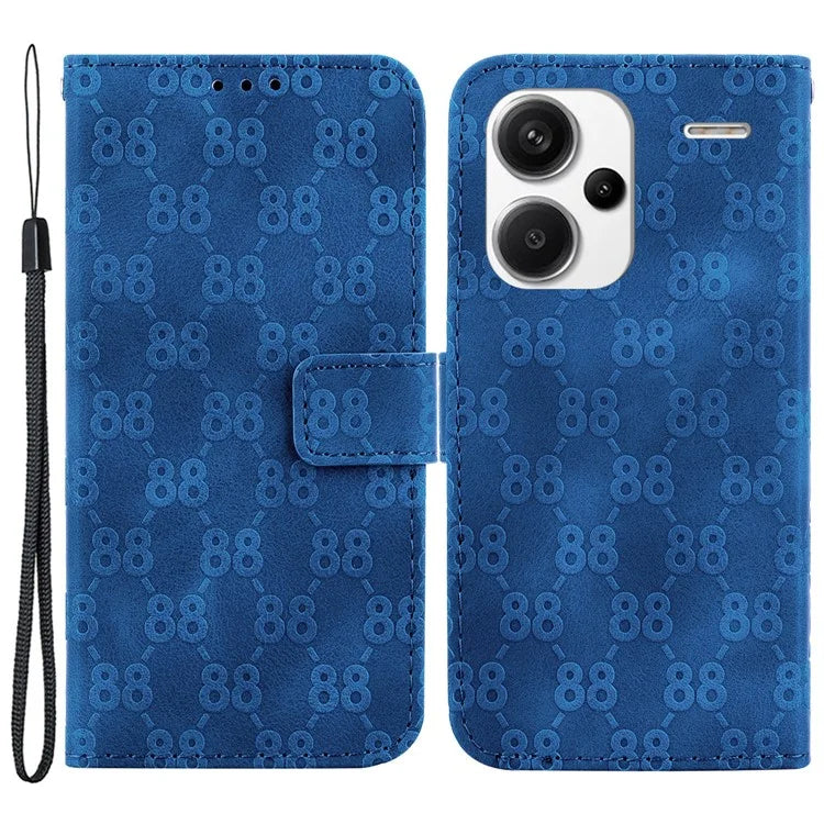 For Xiaomi Redmi Note 13 Pro+ 5G Phone Case Double 8-Shape Wallet Flip Cover