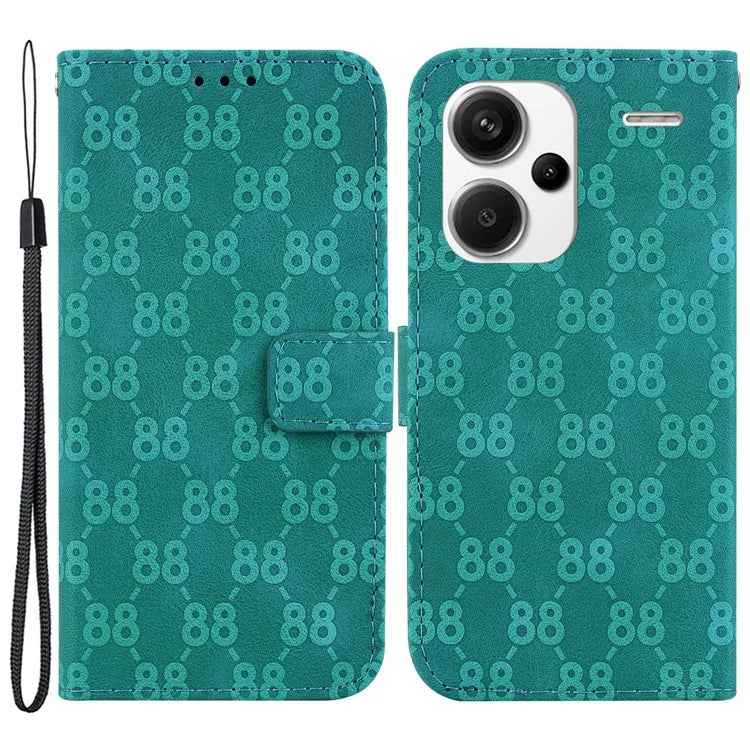 For Xiaomi Redmi Note 13 Pro+ 5G Phone Case Double 8-Shape Wallet Flip Cover