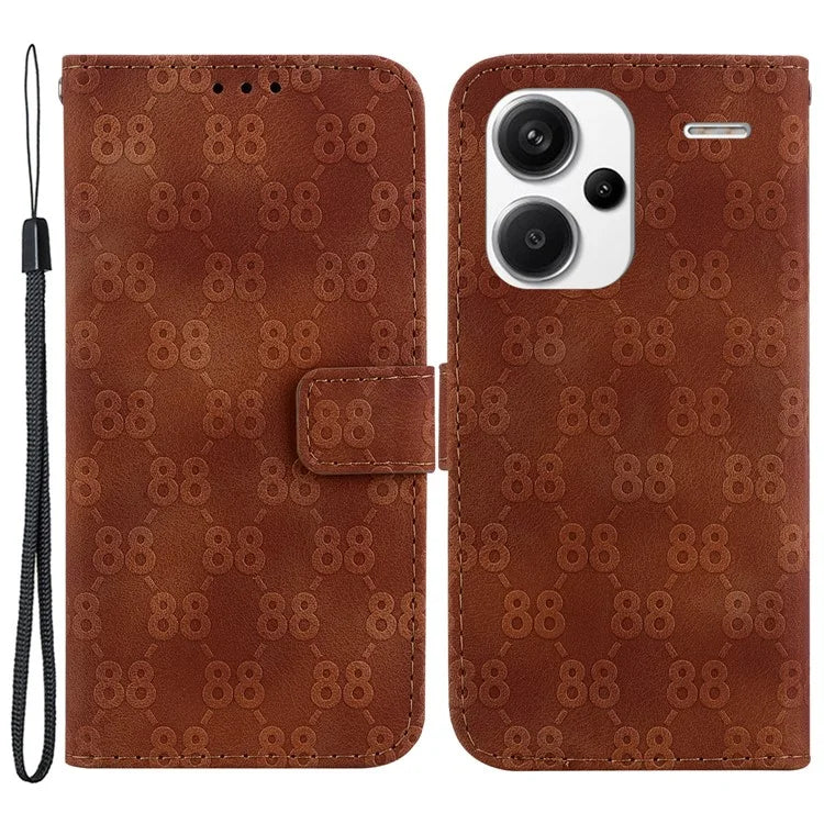 For Xiaomi Redmi Note 13 Pro+ 5G Phone Case Double 8-Shape Wallet Flip Cover