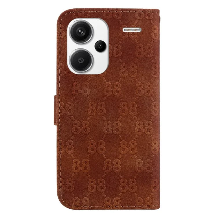 For Xiaomi Redmi Note 13 Pro+ 5G Phone Case Double 8-Shape Wallet Flip Cover