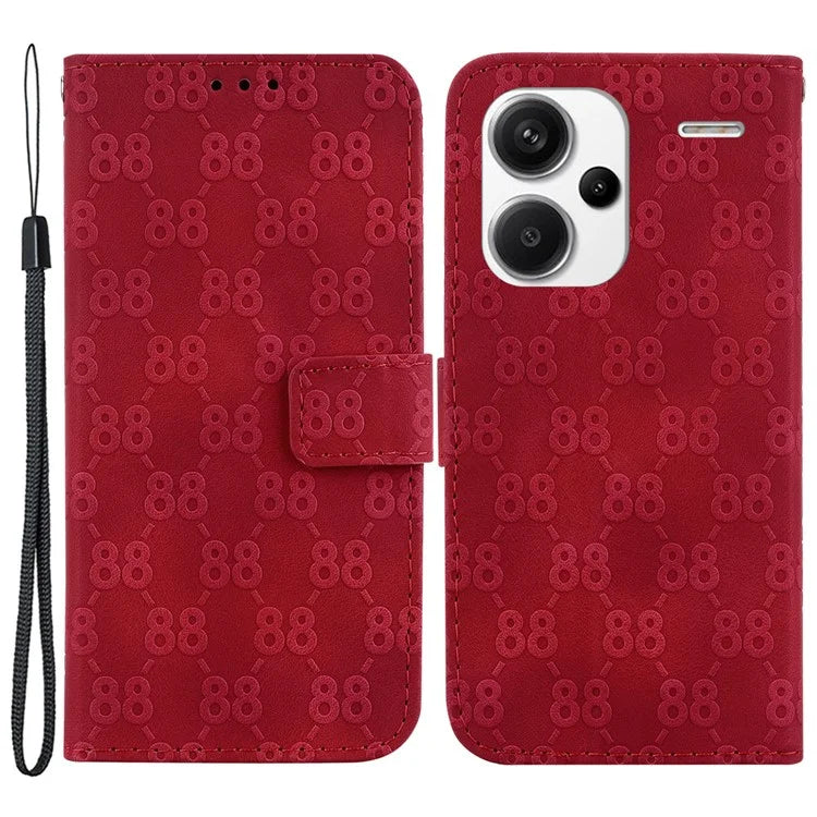 For Xiaomi Redmi Note 13 Pro+ 5G Phone Case Double 8-Shape Wallet Flip Cover