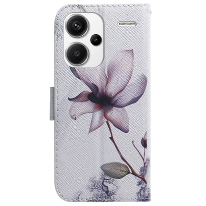 For Xiaomi Redmi Note 13 Pro+ 5G Flip Phone Cover Pattern Print Wallet Case