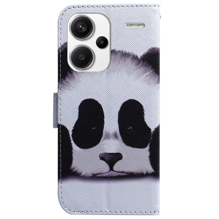 For Xiaomi Redmi Note 13 Pro+ 5G Flip Phone Cover Pattern Print Wallet Case
