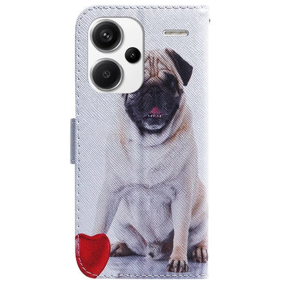 For Xiaomi Redmi Note 13 Pro+ 5G Flip Phone Cover Pattern Print Wallet Case