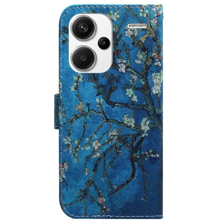For Xiaomi Redmi Note 13 Pro+ 5G Flip Phone Cover Pattern Print Wallet Case