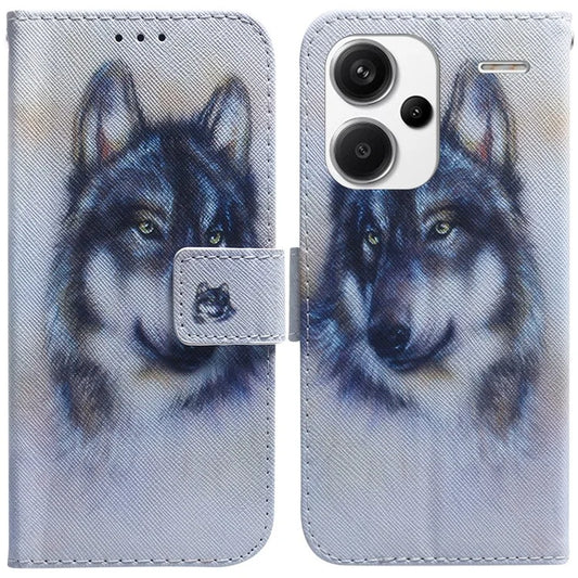 For Xiaomi Redmi Note 13 Pro+ 5G Flip Phone Cover Pattern Print Wallet Case