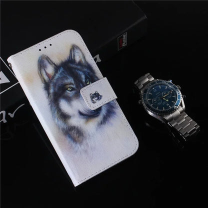 For Xiaomi Redmi Note 13 Pro+ 5G Flip Phone Cover Pattern Print Wallet Case