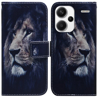 For Xiaomi Redmi Note 13 Pro+ 5G Flip Phone Cover Pattern Print Wallet Case