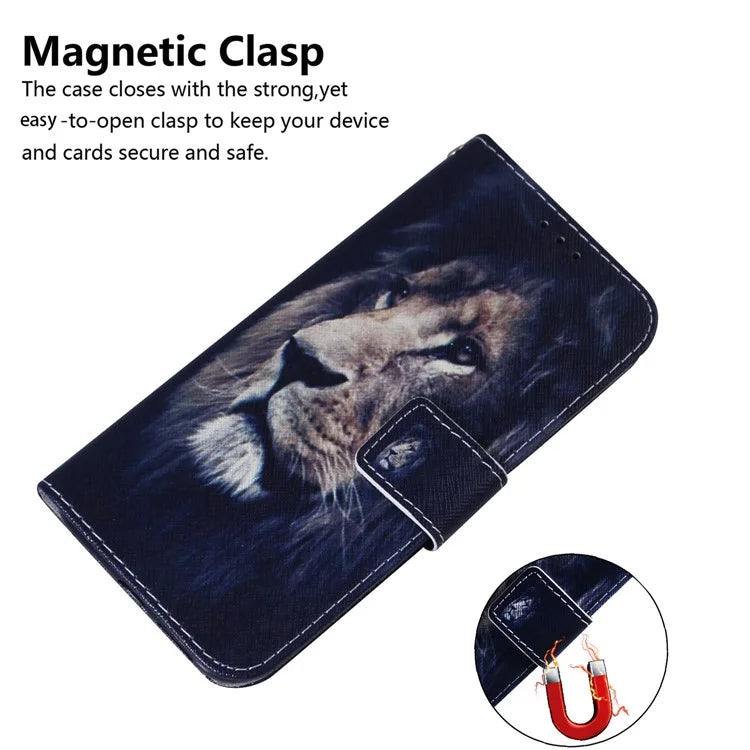 For Xiaomi Redmi Note 13 Pro+ 5G Flip Phone Cover Pattern Print Wallet Case