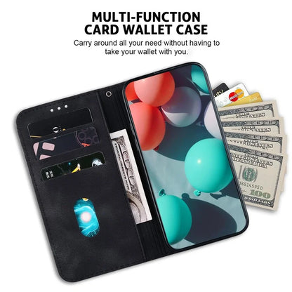 For Xiaomi Redmi Note 13 Pro 5G / Poco X6 5G Stand Card Slots Case 7-Shape Pattern PU Leather Phone Cover