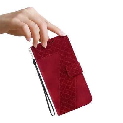 For Xiaomi Redmi Note 13 Pro 5G / Poco X6 5G Stand Card Slots Case 7-Shape Pattern PU Leather Phone Cover