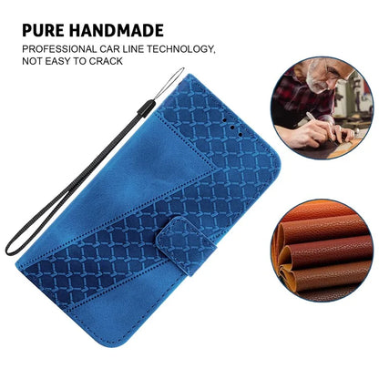 For Xiaomi Redmi Note 13 Pro 5G / Poco X6 5G Stand Card Slots Case 7-Shape Pattern PU Leather Phone Cover