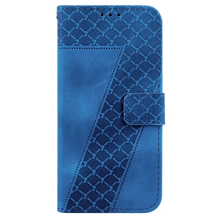 For Xiaomi Redmi Note 13 Pro 5G / Poco X6 5G Stand Card Slots Case 7-Shape Pattern PU Leather Phone Cover