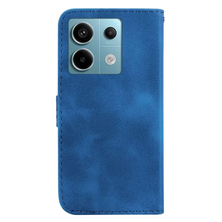 For Xiaomi Redmi Note 13 Pro 5G / Poco X6 5G Stand Card Slots Case 7-Shape Pattern PU Leather Phone Cover