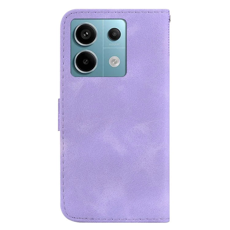 For Xiaomi Redmi Note 13 Pro 5G / Poco X6 5G Stand Card Slots Case 7-Shape Pattern PU Leather Phone Cover