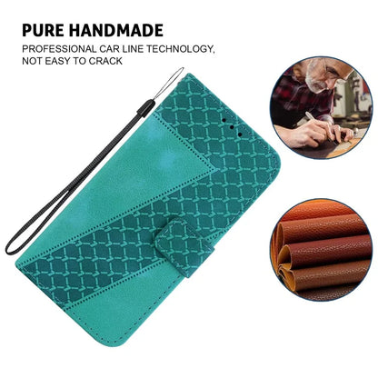 For Xiaomi Redmi Note 13 Pro 5G / Poco X6 5G Stand Card Slots Case 7-Shape Pattern PU Leather Phone Cover