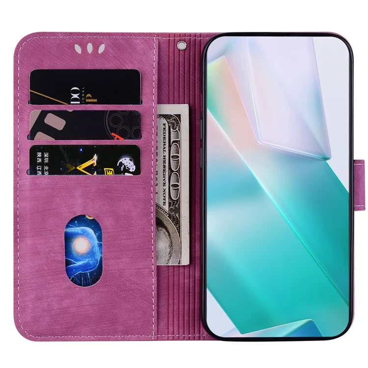 For Xiaomi Redmi Note 13 Pro 5G / Poco X6 5G PU Leather Flip Cover Wallet Stand Tiger Pattern Phone Case